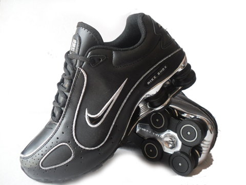 Nike Shox Monster SI Shoes Black Silver